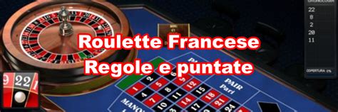 roulette francese regole